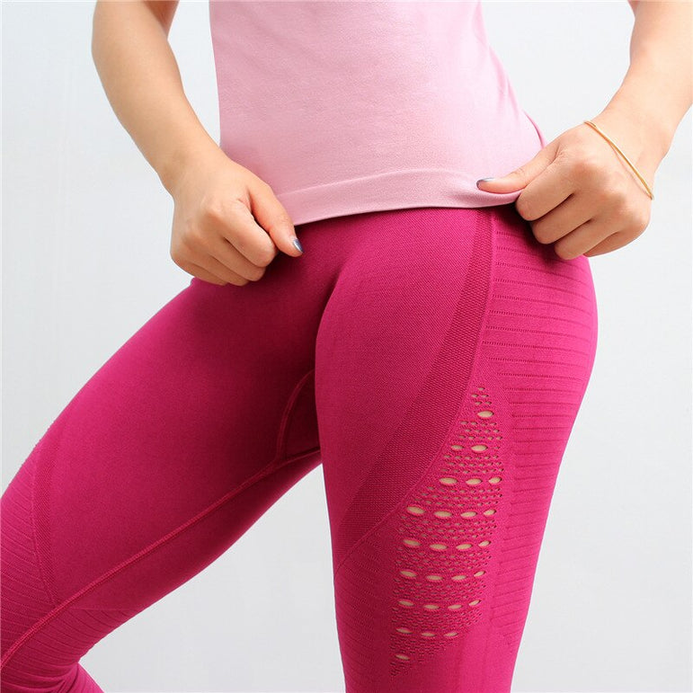 Fitness High Waist Yoga Pants Elastic