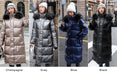 Long Coat Parkas Female Glossy Winter