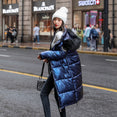 Long Coat Parkas Female Glossy Winter