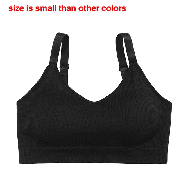 Push Up Sport Top for fitness Running Yoga Bra