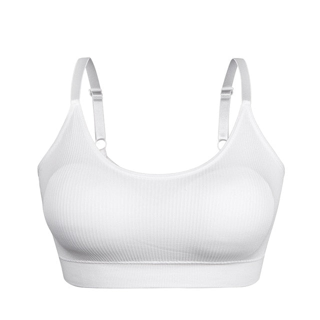 Push Up Sport Top for fitness Running Yoga Bra