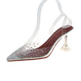 Transparent Crystal Wedding Party Shoes