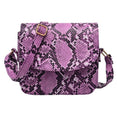 luxury Crossbody Snake Print Bag