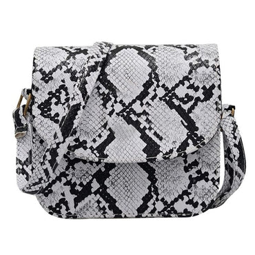 luxury Crossbody Snake Print Bag