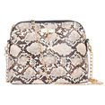 luxury Crossbody Snake Print Bag