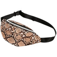 luxury Crossbody Snake Print Bag