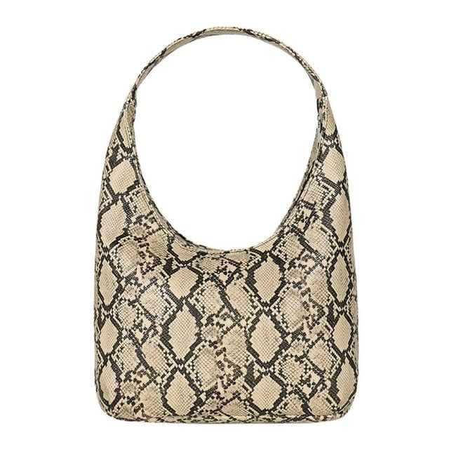 luxury Crossbody Snake Print Bag