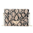 luxury Crossbody Snake Print Bag