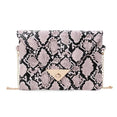 luxury Crossbody Snake Print Bag