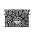 luxury Crossbody Snake Print Bag