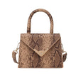 luxury Crossbody Snake Print Bag