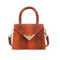 luxury Crossbody Snake Print Bag