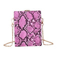 luxury Crossbody Snake Print Bag