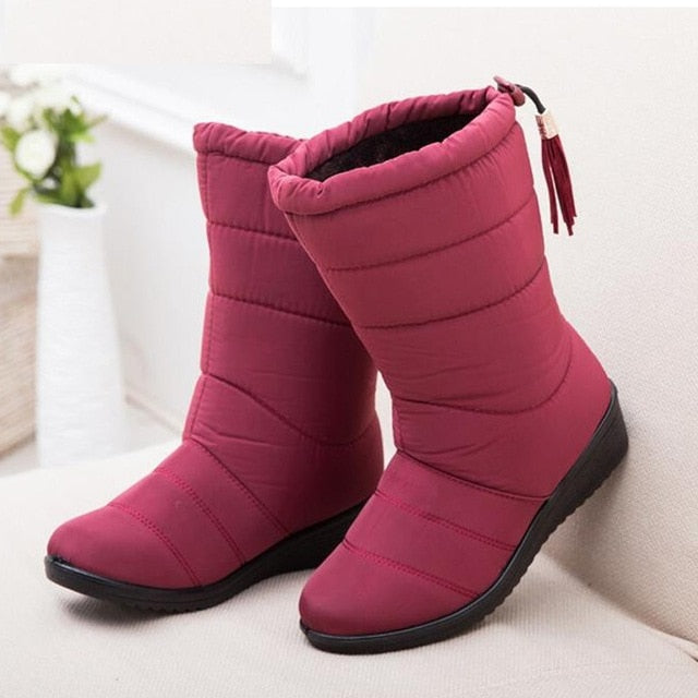 Waterproof Warm Ankle Snow Boots