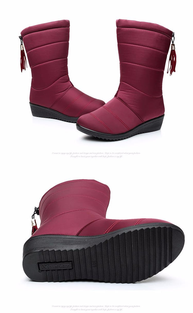 Waterproof Warm Ankle Snow Boots