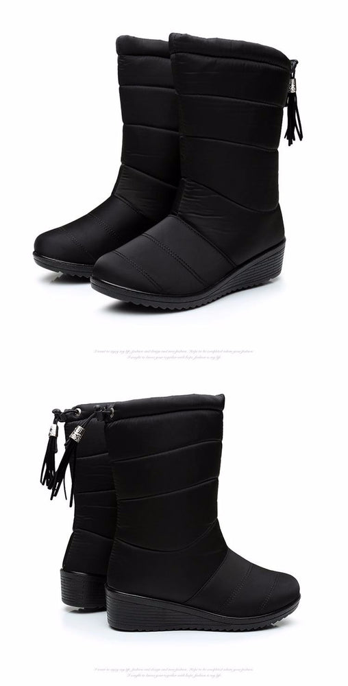 Waterproof Warm Ankle Snow Boots