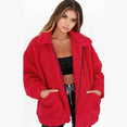 Fur Autumn winter jacket female coat