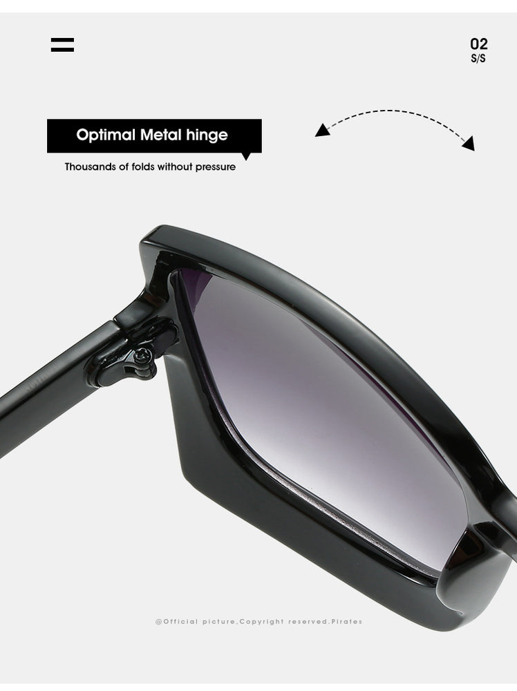 Oversized Plastic Female Sunglasses