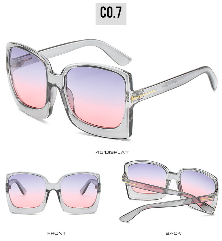 Oversized Plastic Female Sunglasses