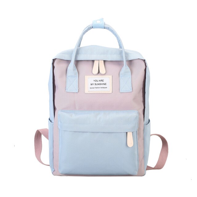 Women Canvas Backpacks Candy Color