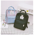 Women Canvas Backpacks Candy Color