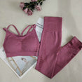 2PCS Sexy Sports Suits Seamless Yoga Set