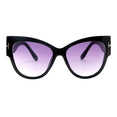 Luxury Designer Black Cat Eye oversized Sunglasses