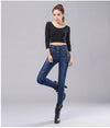 Elastic Jeans High Waist Skinny Pants