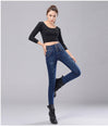 Elastic Jeans High Waist Skinny Pants