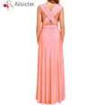 Elegant Gradient Casual Women Maxi Dress