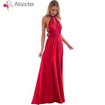 Elegant Gradient Casual Women Maxi Dress