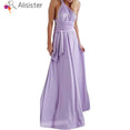 Elegant Gradient Casual Women Maxi Dress