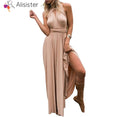 Elegant Gradient Casual Women Maxi Dress