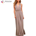 Elegant Gradient Casual Women Maxi Dress