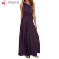 Elegant Gradient Casual Women Maxi Dress