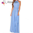 Elegant Gradient Casual Women Maxi Dress