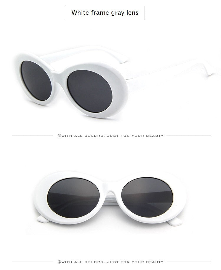 Goggle Kurt Cobain oval sunglasses