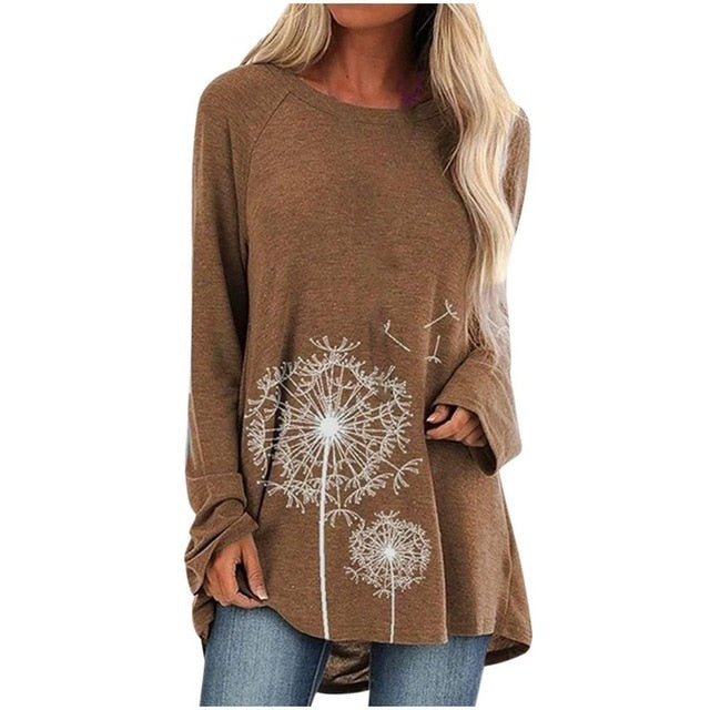 Plus Size Women's Tunic Blouse European