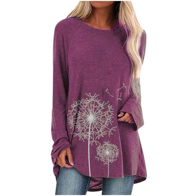 Plus Size Women's Tunic Blouse European