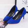 Pointed Toe Pumps Patent Leather Shoes