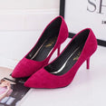 Pointed Toe Pumps Patent Leather Shoes