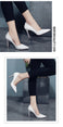 Pointed Thin Heels Slip-on Shoes