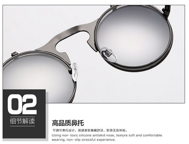 Round Metal Women Style Retro Glasses