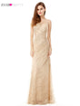 Sequined Evening Dresses V-Neck Elegant