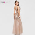 Sequined Evening Dresses V-Neck Elegant