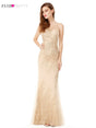 Sequined Evening Dresses V-Neck Elegant