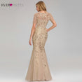 Sequined Evening Dresses V-Neck Elegant