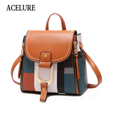 Cute Design Backpacks Women Leather