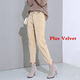 Autumn Winter High Waist Corduroy Harem Pants