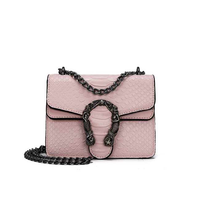 Snake Fashion Women Alligator PU Leather Bag